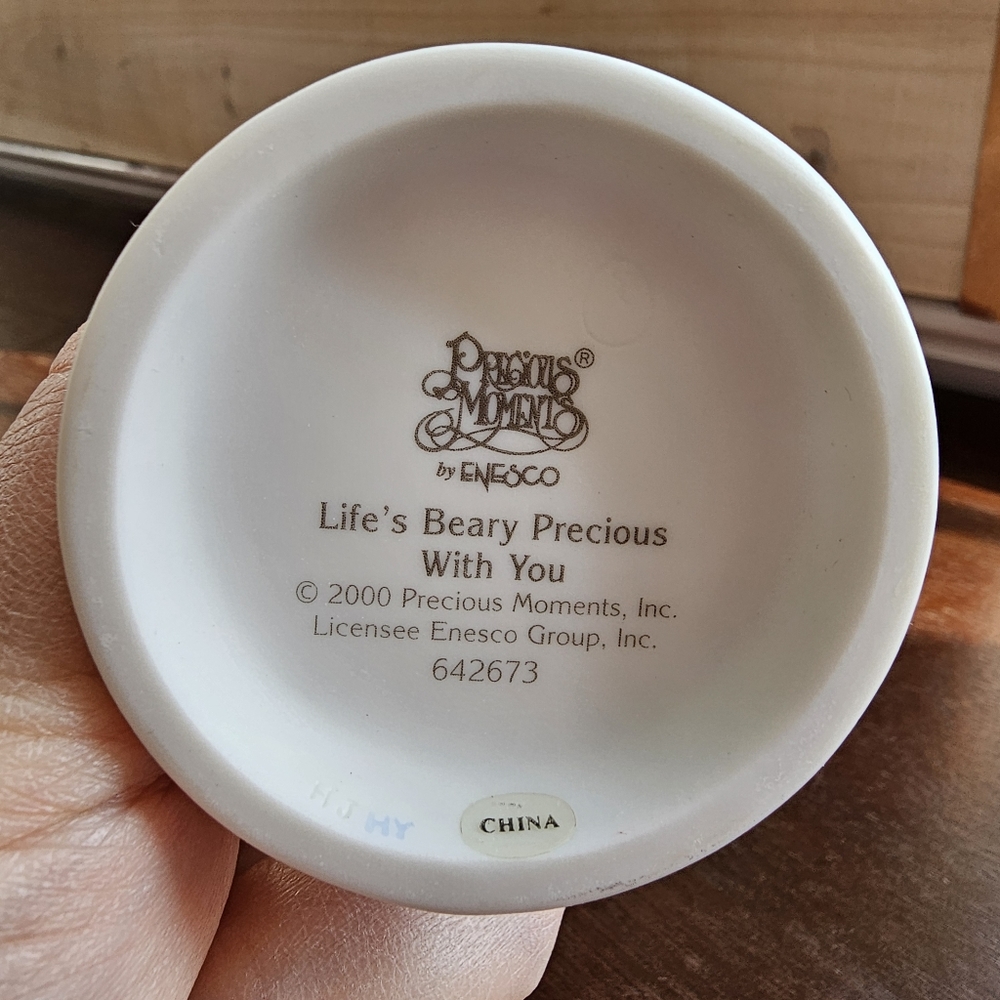 HP🎉 Precious Moments® 2000 "Life's Beary Precious With You" Figurine #642673 - Picture 7 of 11